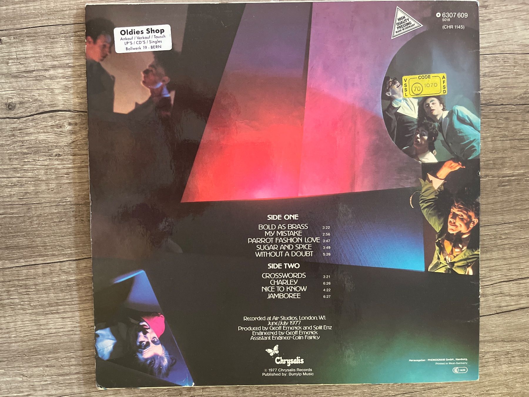 Schallplatten: A366/Split Enz - Dizrythmia – Gebraucht aus Frutigen von Philippe_jsp 1