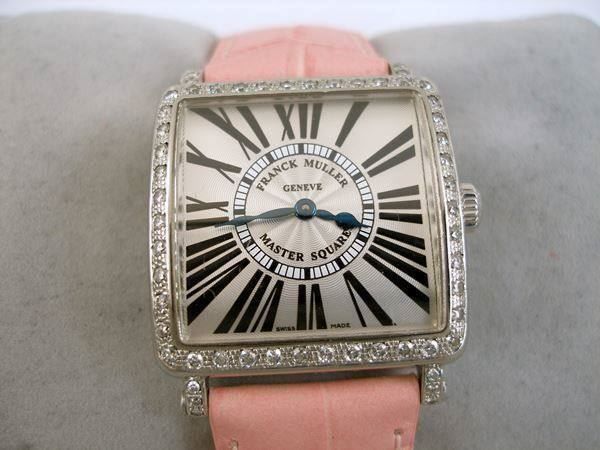 Franck Muller Uhren: FRANCK MULLER MASTER SQUARE DIAMANTEN REF. 6002 L QZ D 1R – Gebraucht aus Zürich von SWISSTIMEARTS-AG 1