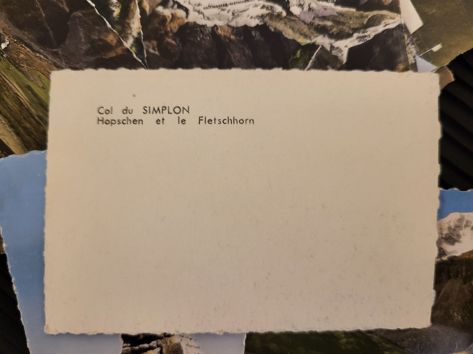 Cartoline postali: Set Ansichtskarten Simplonpass diverse Motive  – Usato da Allschwil venduto da Uhrenbinz 4