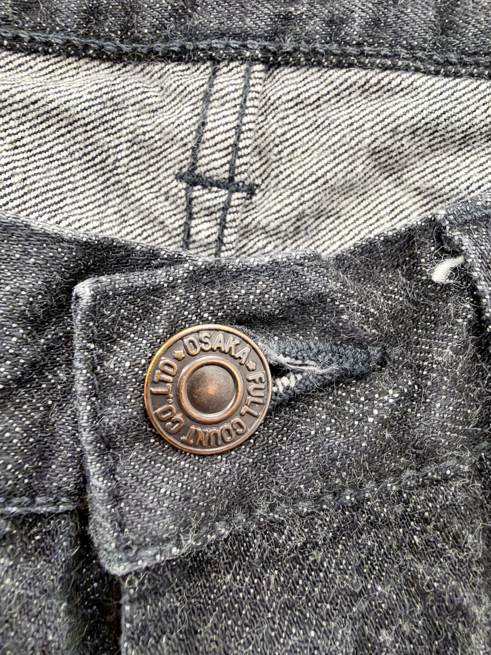Jeans: Fullcount Selvedge Jeans Anthrazit Grösse 27 Osaka Five – Usato da Zürich venduto da serraphim 6