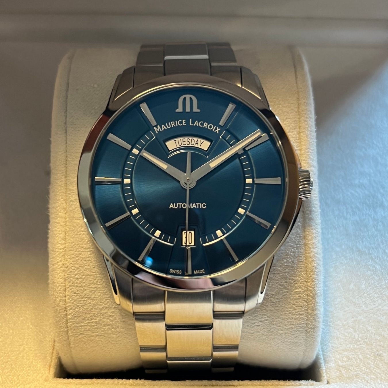 Maurice Lacroix Uhren: FLASH SALE Maurice Lacroix Pontos Day-Date PT6358 – Gebraucht aus Carouge GE von Watchaser