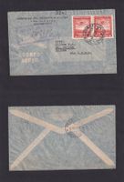 Einschreiben + Luftpost Santiago / Chile --> St. Gallen 1948
