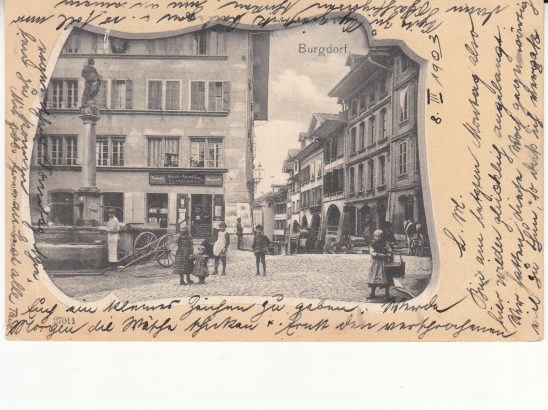 Cartoline postali: Burgdorf 1903 – Usato da Bürglen TG venduto da StampGraf