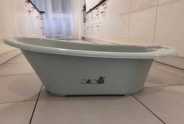 Babybadewanne mit Ablass - Entenmuster