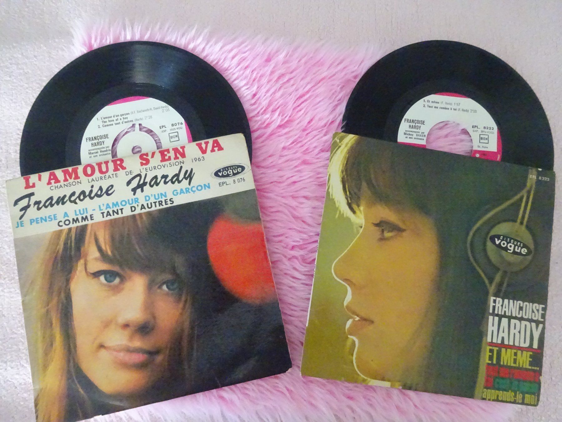Dischi in vinile: FRANCOIS HARDY ** 2 CHANSON SINGLES ** 4 TRACK ** EXCELLENT – Usato da Luzern venduto da xrayspex99