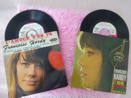 FRANCOIS HARDY ** 2 CHANSON SINGLES ** 4 TRACK ** EXCELLENT