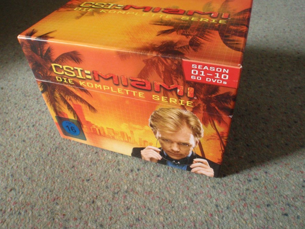 CSI Miami. Box. Komplet. Staffel 1-10. (Gebraucht) in Ganterschwil für ...