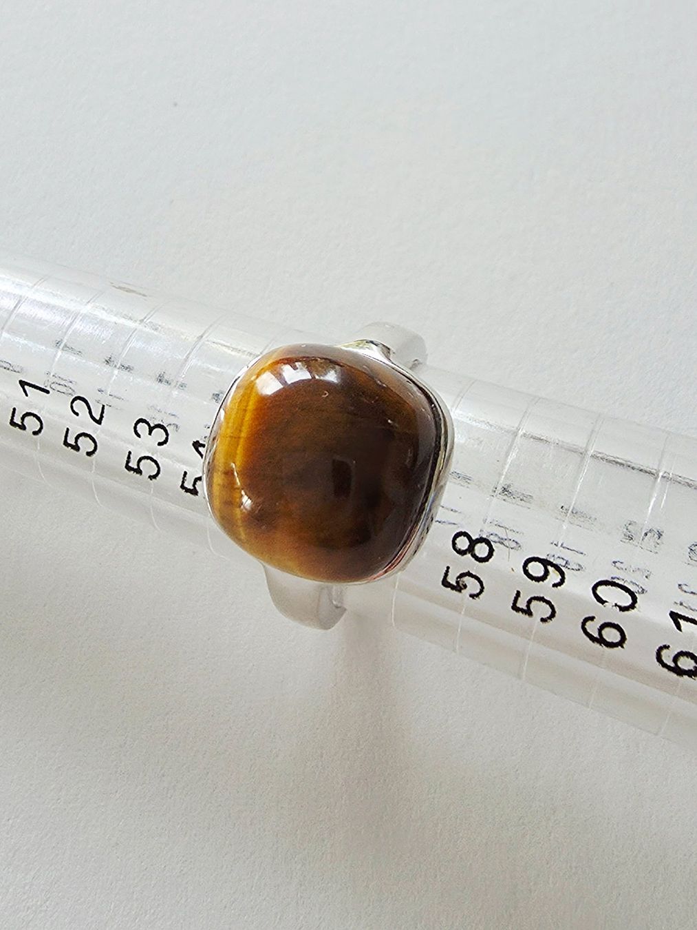 Anelli: Moderner Tigerauge Silberring (925) - NEU – Nuovo e nell'imballaggio originale da Uetikon am See venduto da Coralreef 6