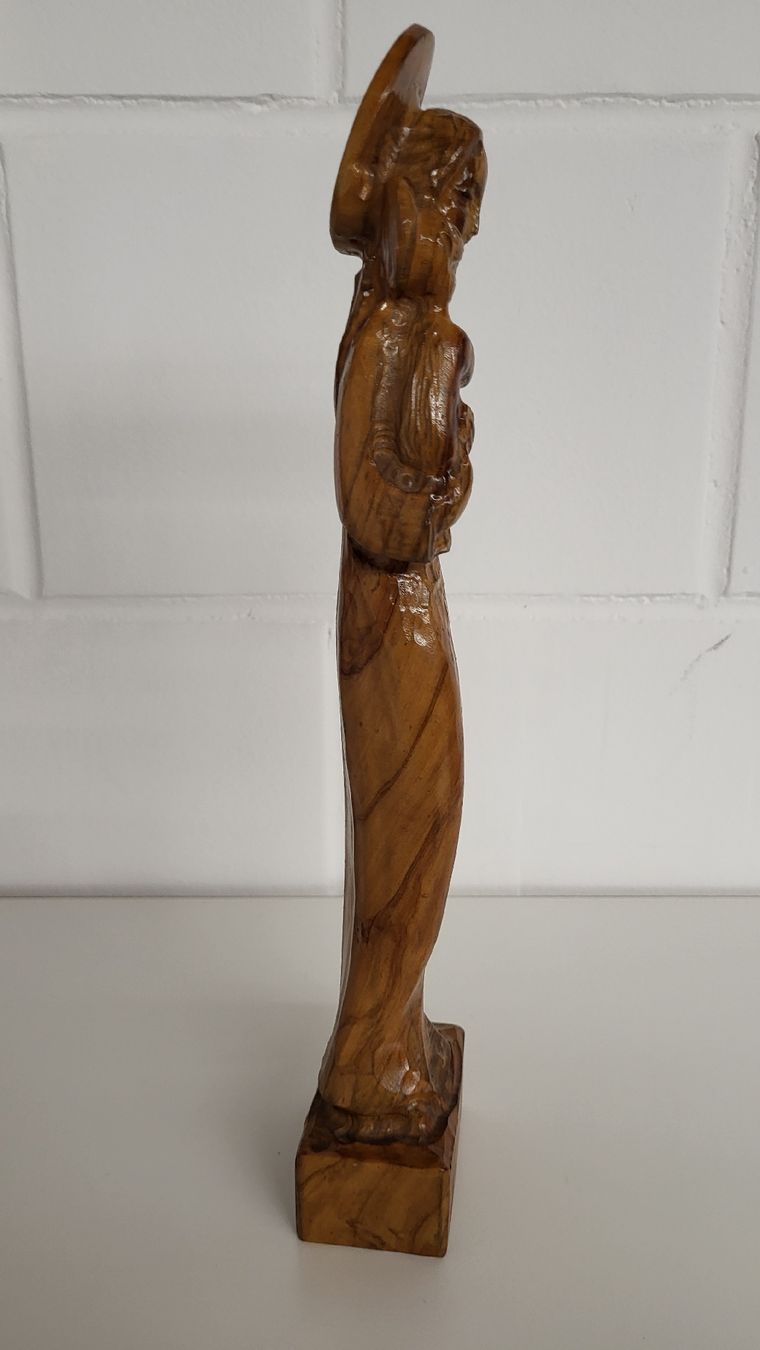 Xilografie: Maria Holzschnitzerei – Usato da Arbon venduto da barancek01 1