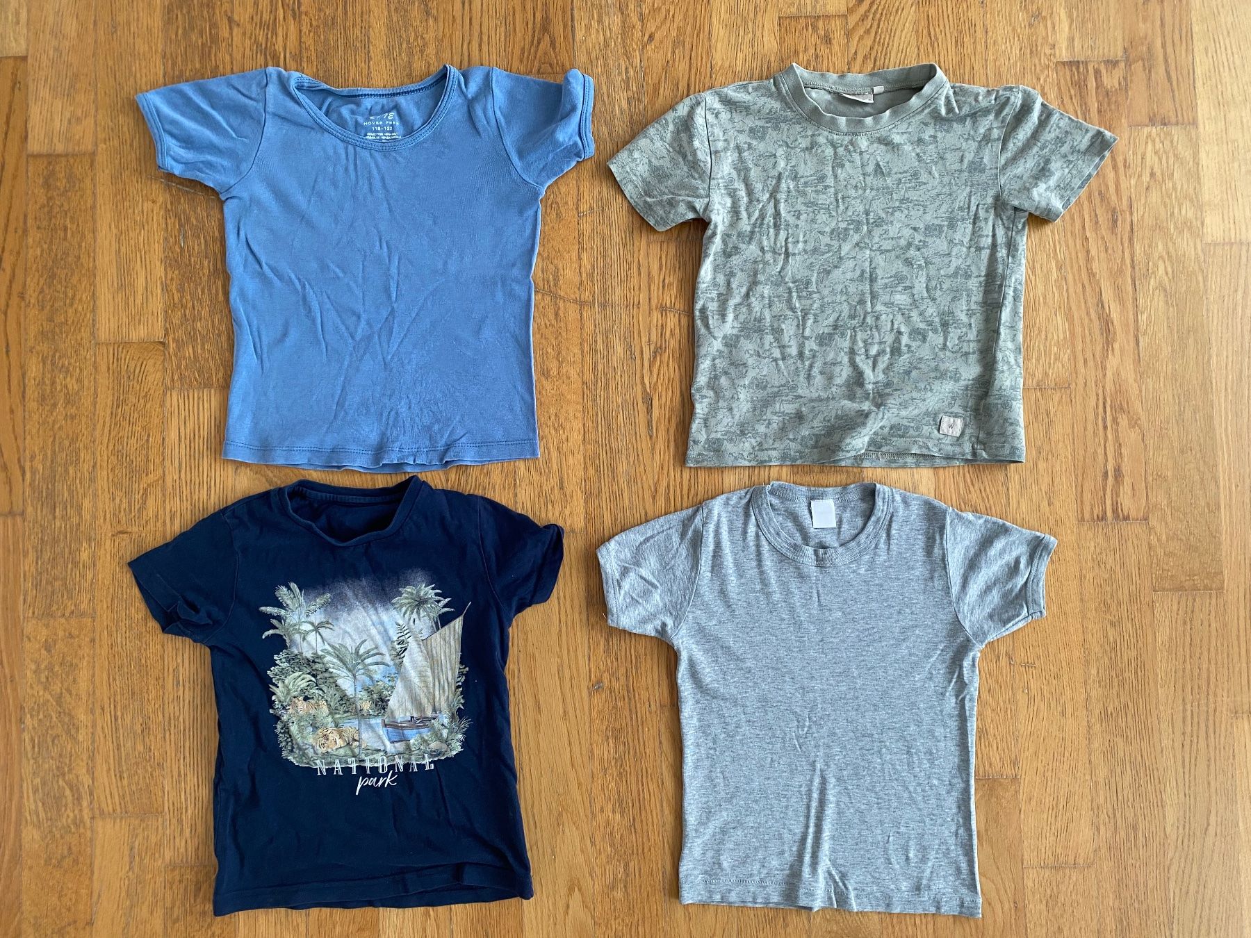 Camicie, T-shirt & Polo: 4 Jungen T-Shirts Gr. 110-122 – Usato da Wädenswil venduto da PeterWaedi