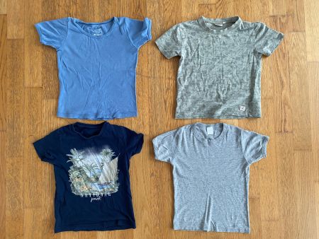 4 Jungen T-Shirts Gr. 110-122