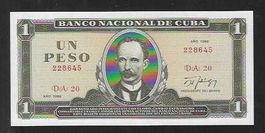 Cuba  1  Peso  1986  Bankfrisch