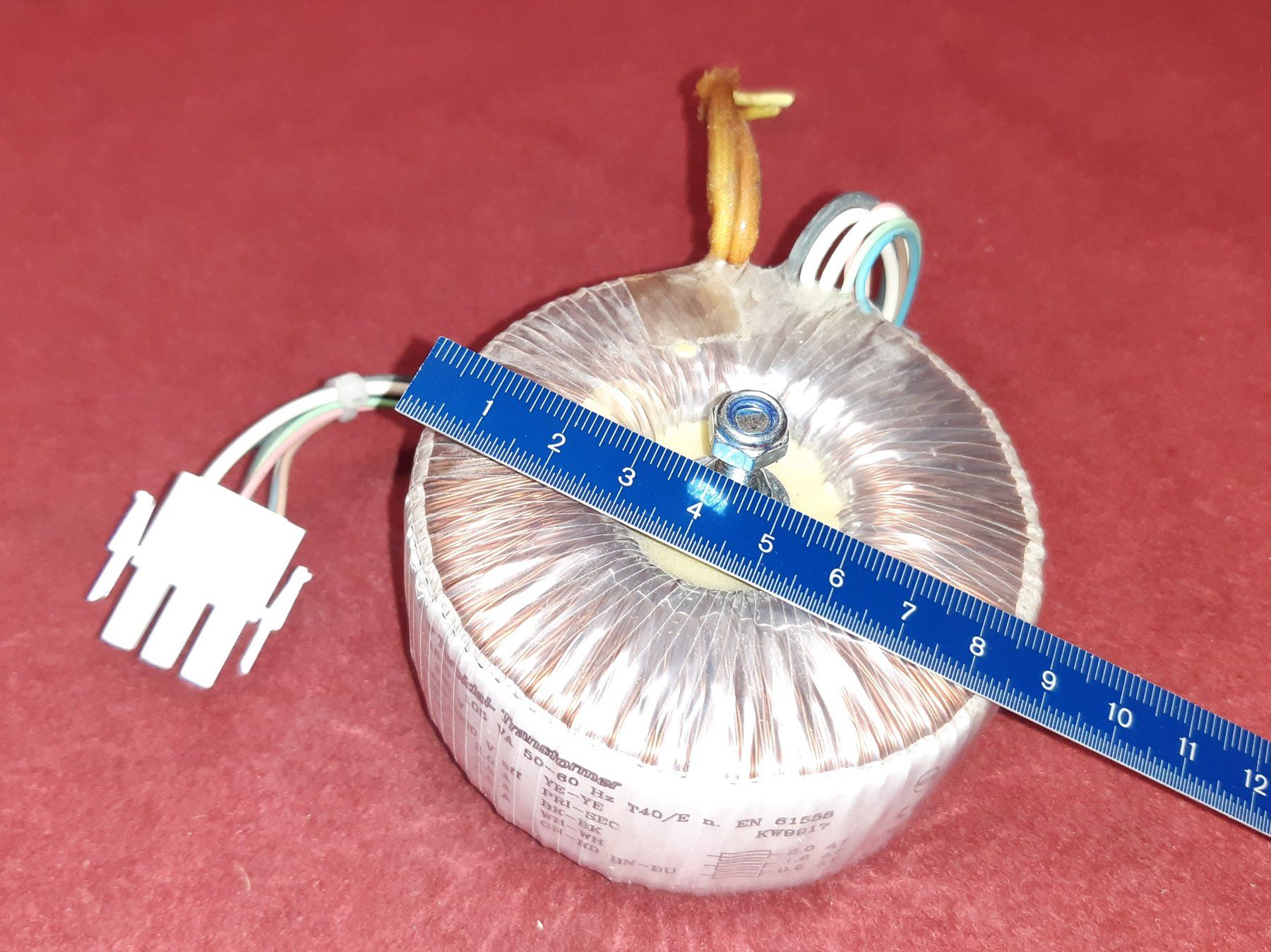 Elektronikbauteile: Ringkerntrafo!! Schöner Ringtransformator! – Gebraucht aus Lohn-Ammannsegg von Molch7 8