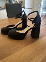 Schuhe Plateauabsatz schwarz