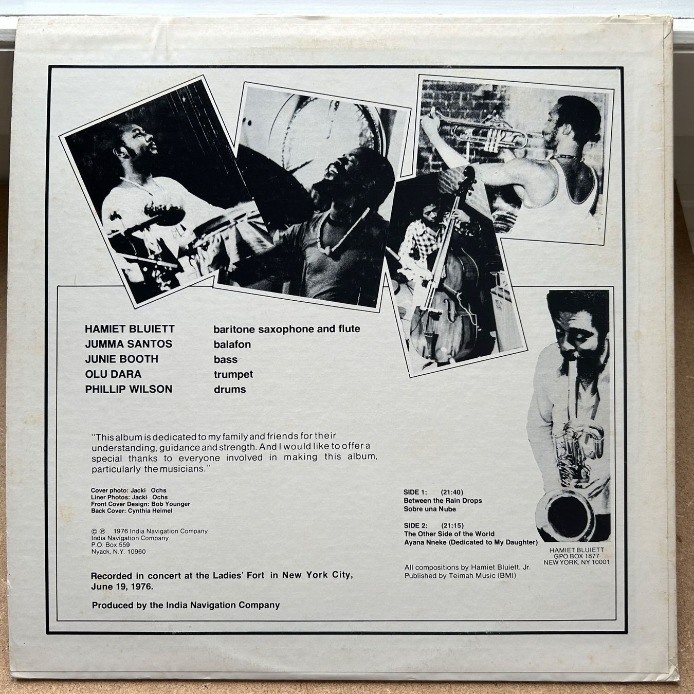 Dischi in vinile: Hamiet Bluiett  Endangered Species LP – Usato da Lausanne venduto da Pask1 1