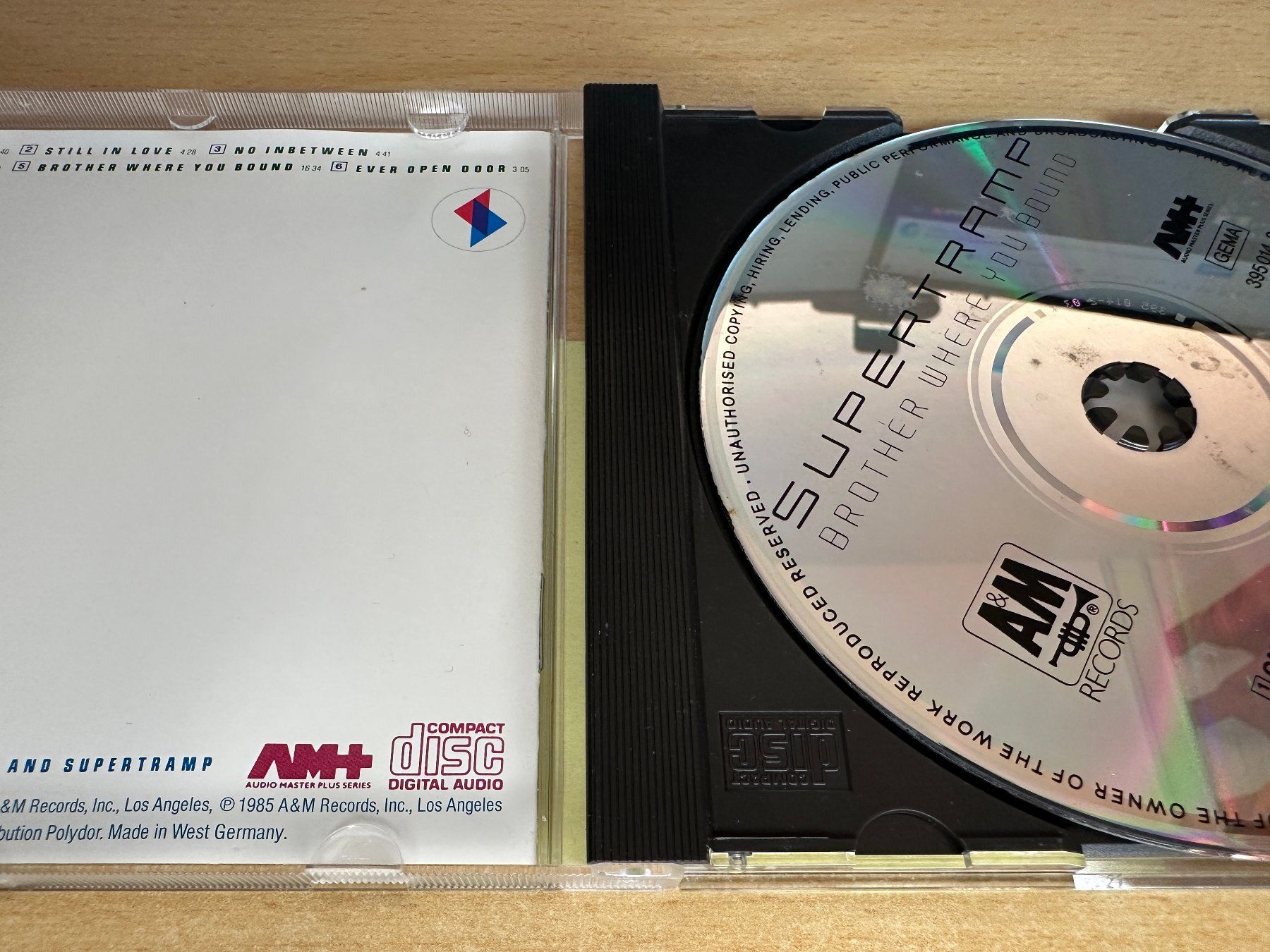 CDs: Supertramp – Brother Where You Bound – Gebraucht aus Rikon im Tösstal von Alpenmutz 2
