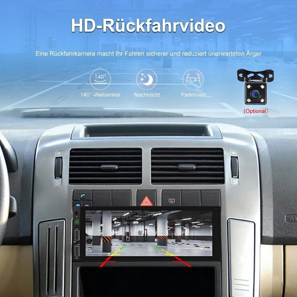 Radios: 1 DIN Carplay Wireless Autroradio Android Auto Navi FM – Neu und originalverpackt aus Chiasso von online.shop 2