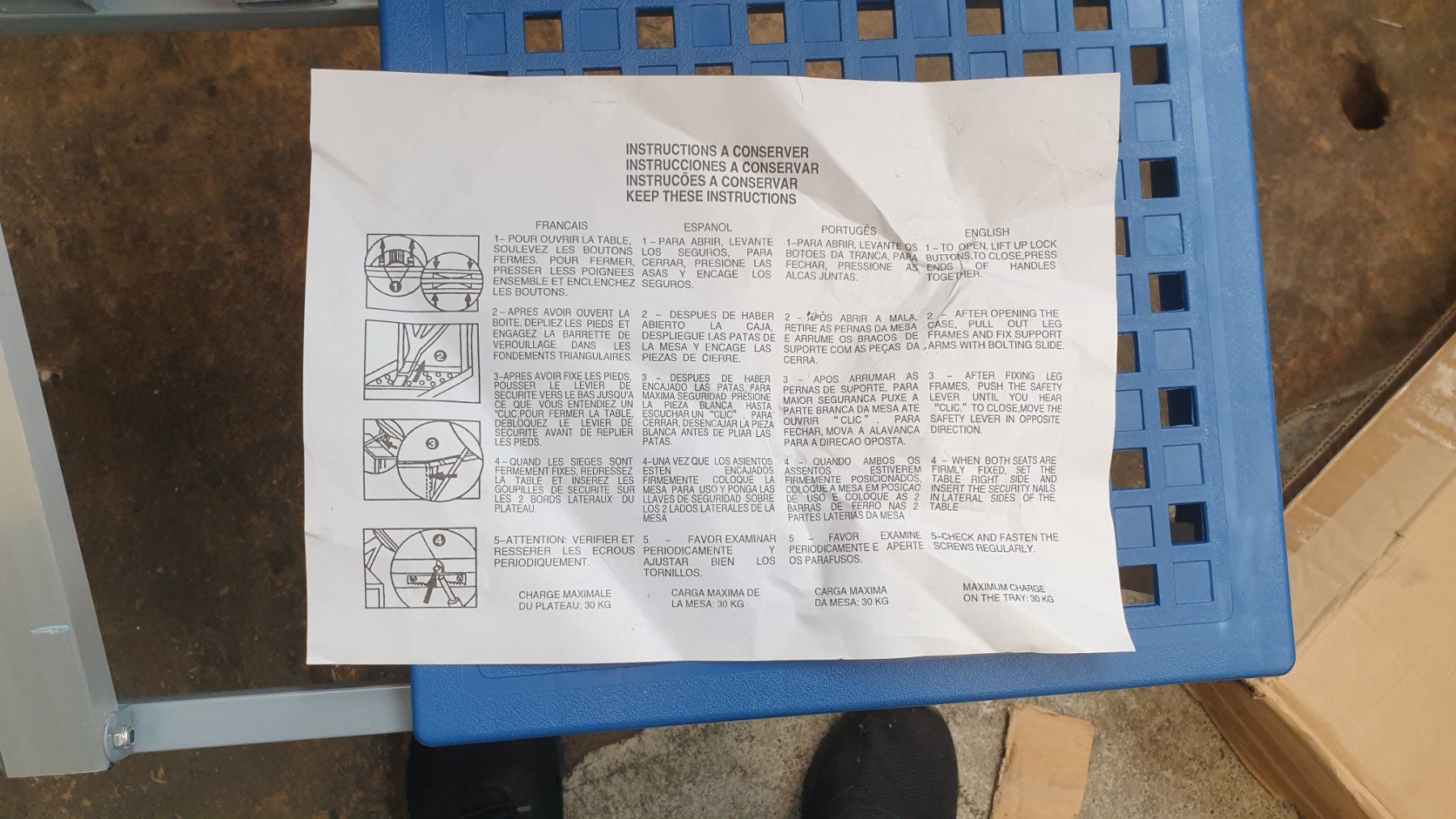 Tische: Campingtisc – Neu und originalverpackt aus Müllheim Dorf von Linus18 3