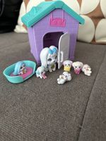 Hundehüsli mit Welpen Figuren Set, Top Zustand!