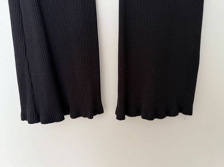 H&M Stoffhose weitem Bein in S
