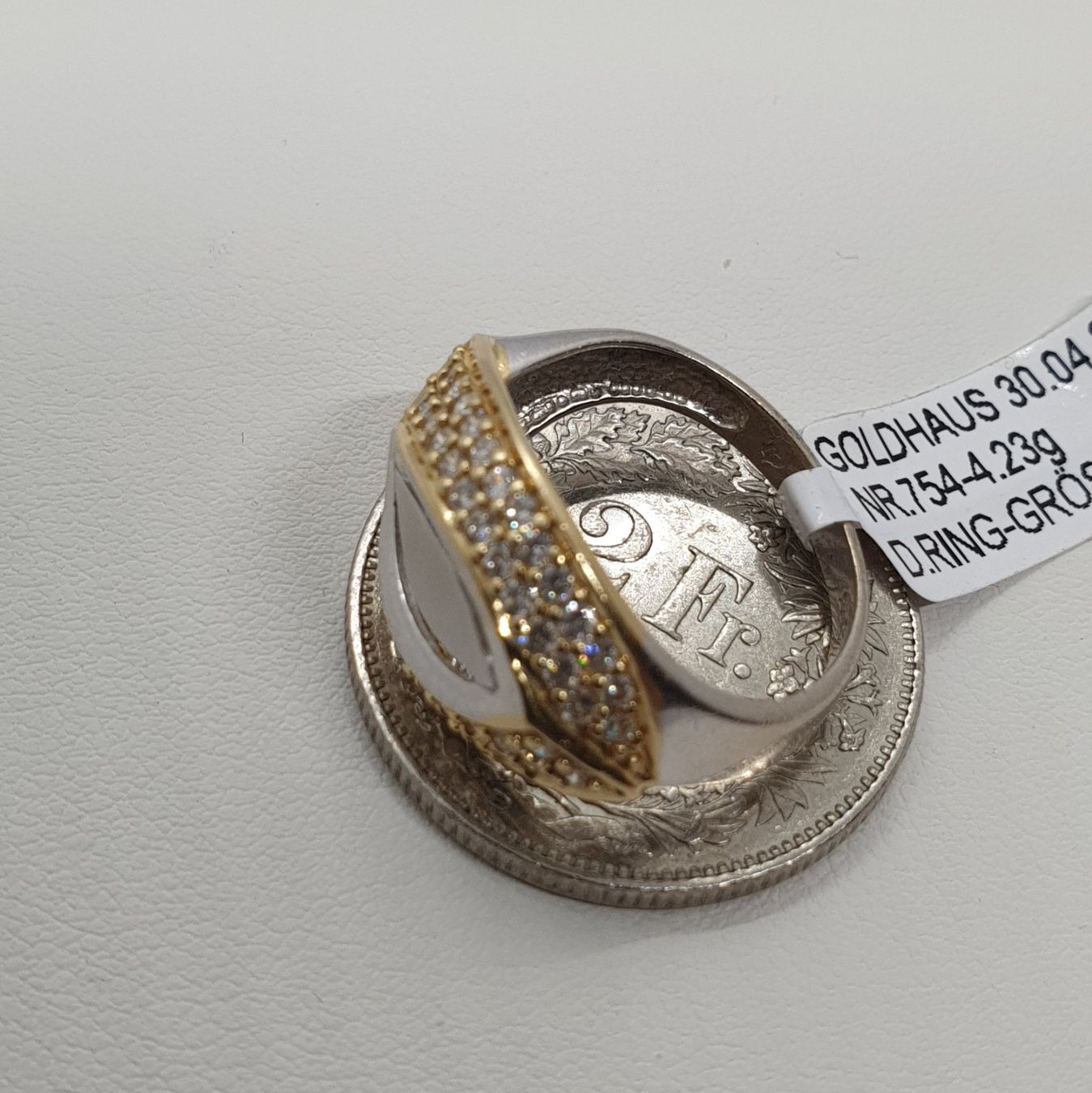 Anelli: Echt 14K Gold Ring – Usato da Luzern venduto da Luzern-Goldhaus 3