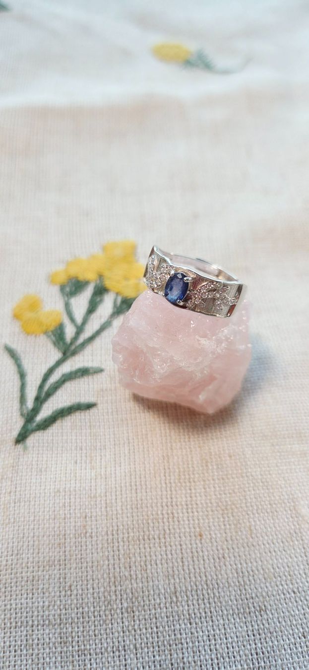 Anelli: NEW - S925 Sapphire Ring (Adjustable) – Nuovo (secondo la descrizione) da Zürich venduto da cin_wcf6 3