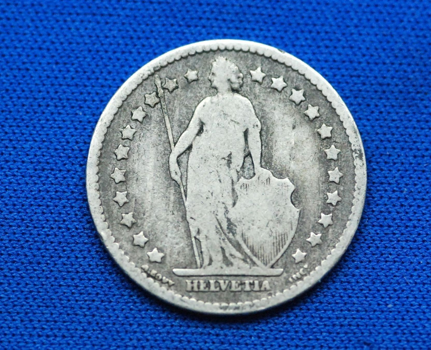 Tutti le monete: Silberner 1.- Jg. 1877 – Usato da Mühlethal venduto da sowato 1