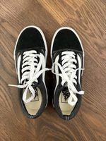 Classic Black and White Vans - Size 38 - NEW