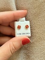 Süsse Ohrstecker, Kleeblatt rot, neu, ungetragen, Sommer!