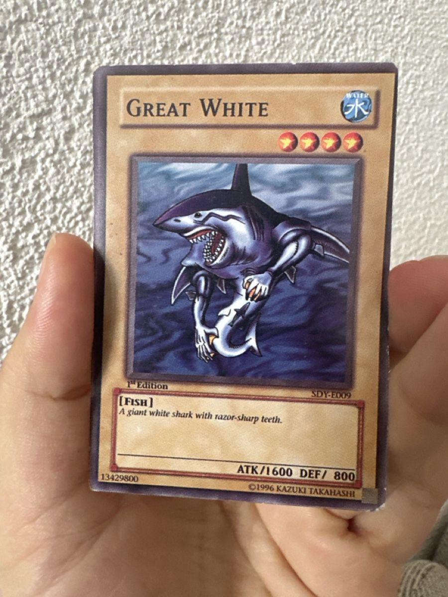 Yugioh Carte collezionabili: Yu-Gi-Oh! Carta Great White - SDY-E009 – Usato da Sirnach venduto da D.SecondChance