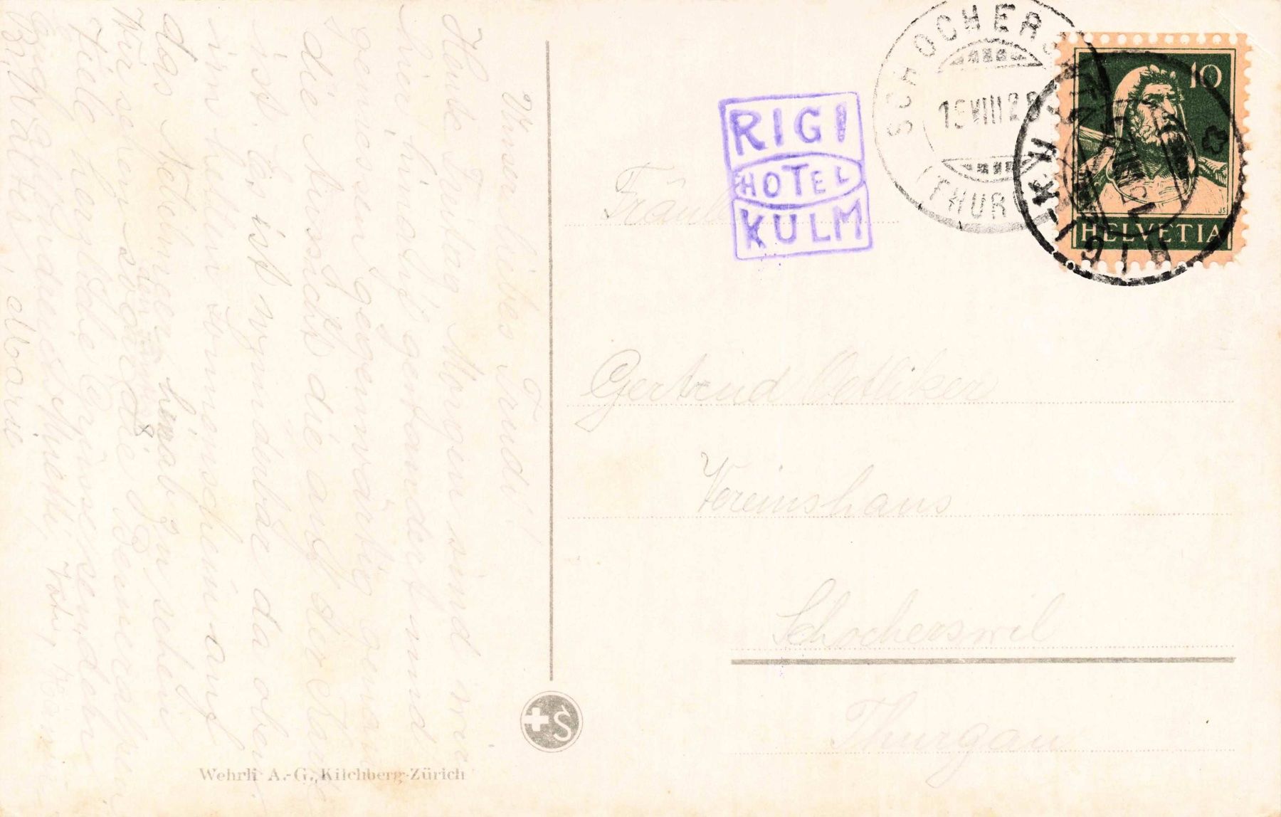 Cartoline postali: Rigi Kulm Banha Bahnhof – Usato da Biasca venduto da Blenio71 1