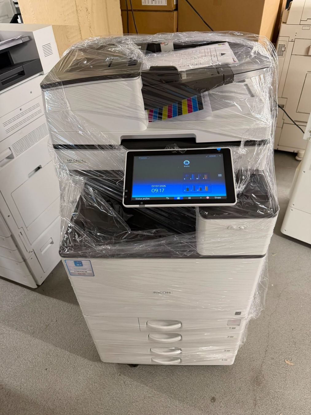 Ricoh Stampanti: Ricoh MP C4504ex A3 Farb-Multifunktionsdrucker | Top Zustand – Usato da Dottikon venduto da refurbished-IT 1