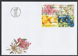2001 Gemeinschaftsausgabe Singapur / CH;  FDC und Block