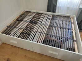 Bettgestell mit Schubladen inkl. 2 Lattenrost