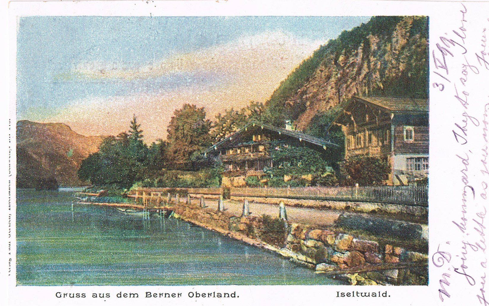 Cartoline postali: Iseltwald, alte AK! – Usato da Buchs AG venduto da Baerfisch