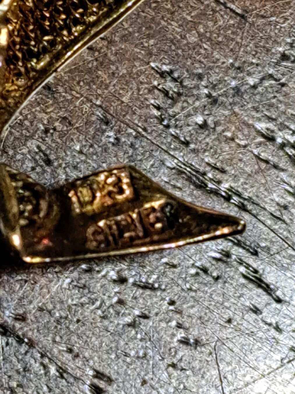 Spille & Fermagli:  antike Brosche, Filigran, Silber vergoldet – Usato da Kölliken venduto da Upcycling-by-Mc-TAM 2