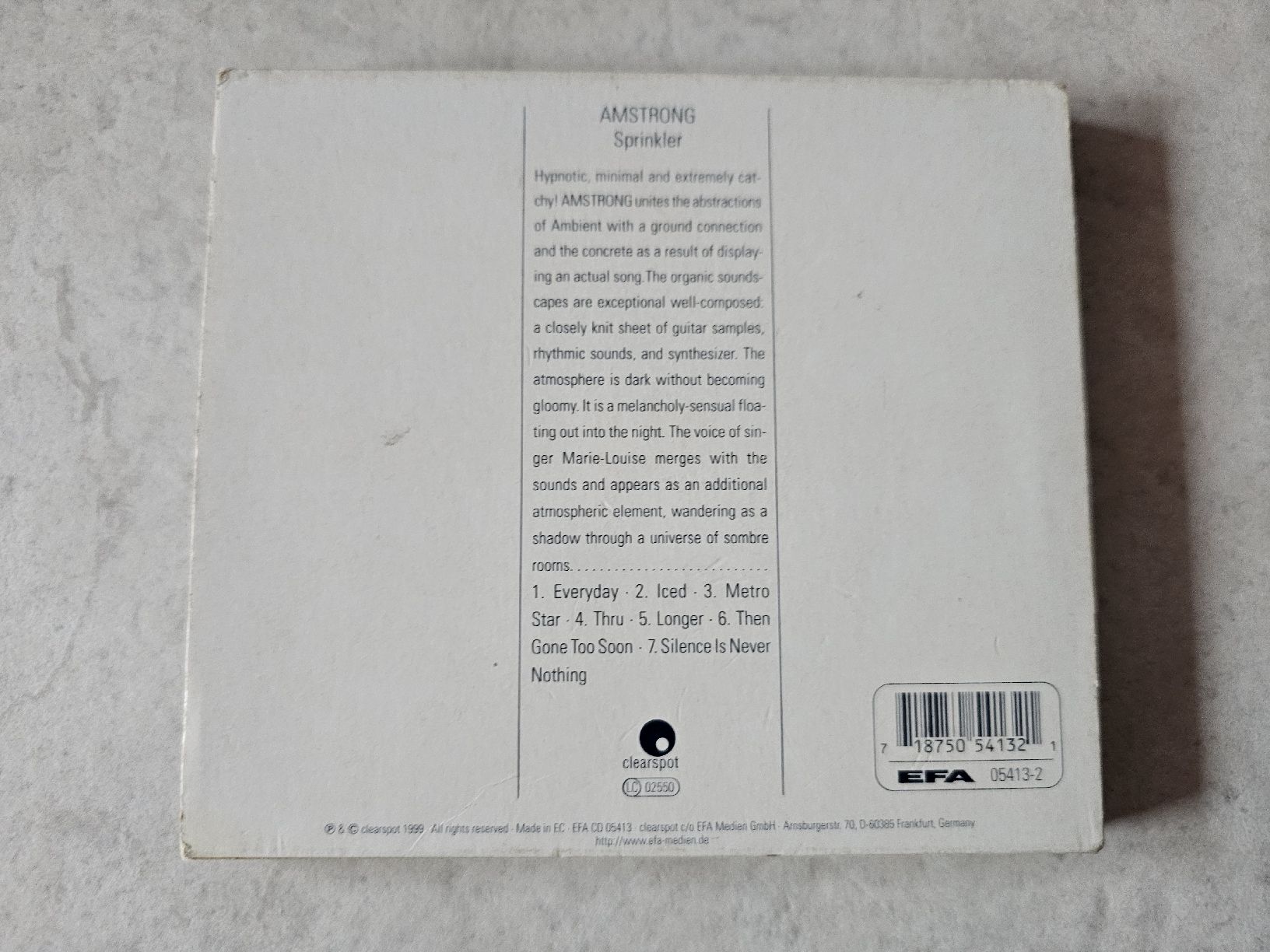 CD: Amstrong  -  Sprinkler – Usato da Schneisingen venduto da backstore24 1