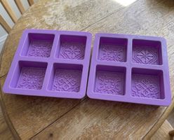 2x Silikonform zur Seifenherstellung - Moule en silicone