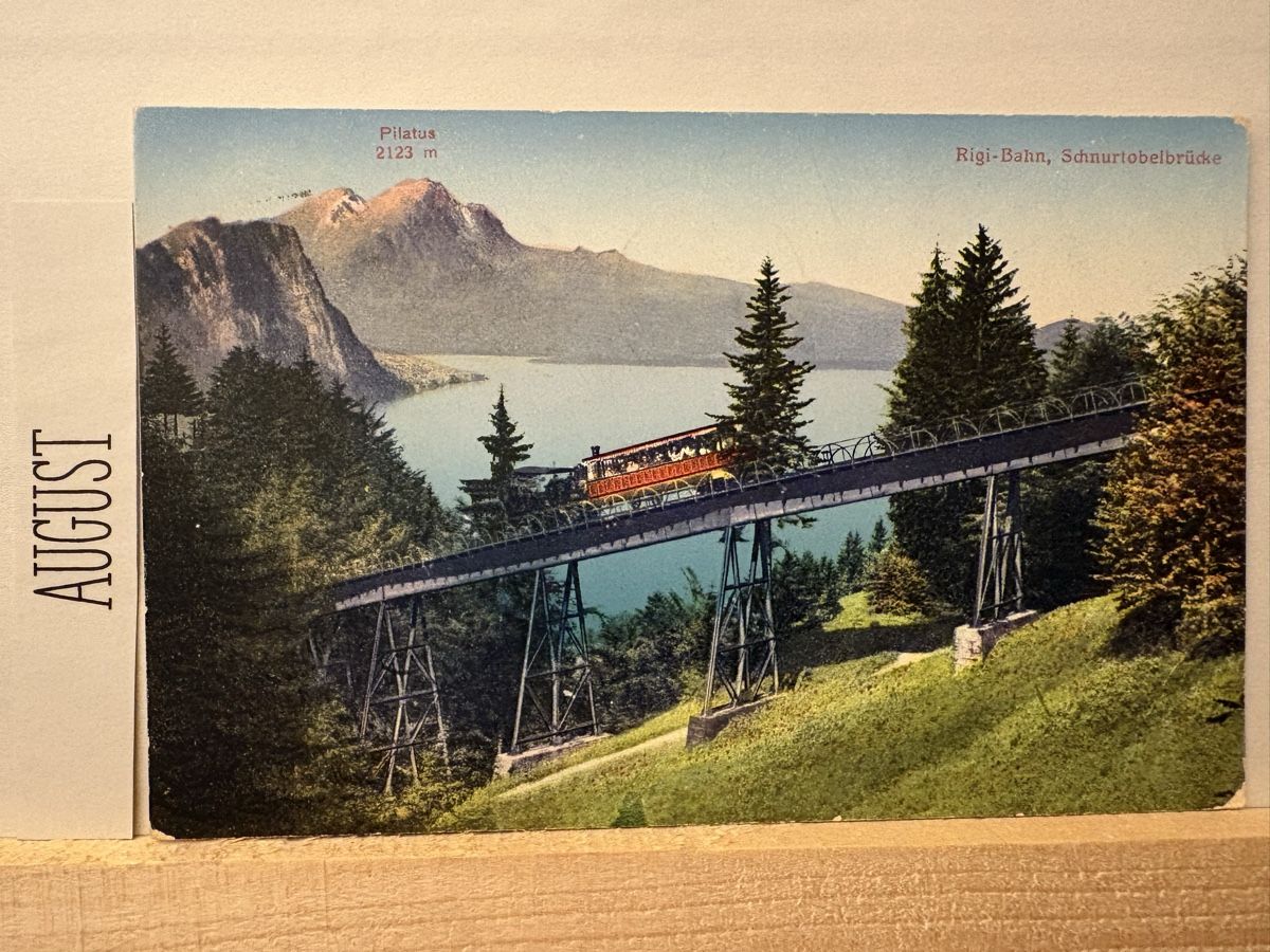 Cartoline postali: AK von Pilatus mit Rigi Bahn – Usato da Rümlang venduto da Kartenpost1