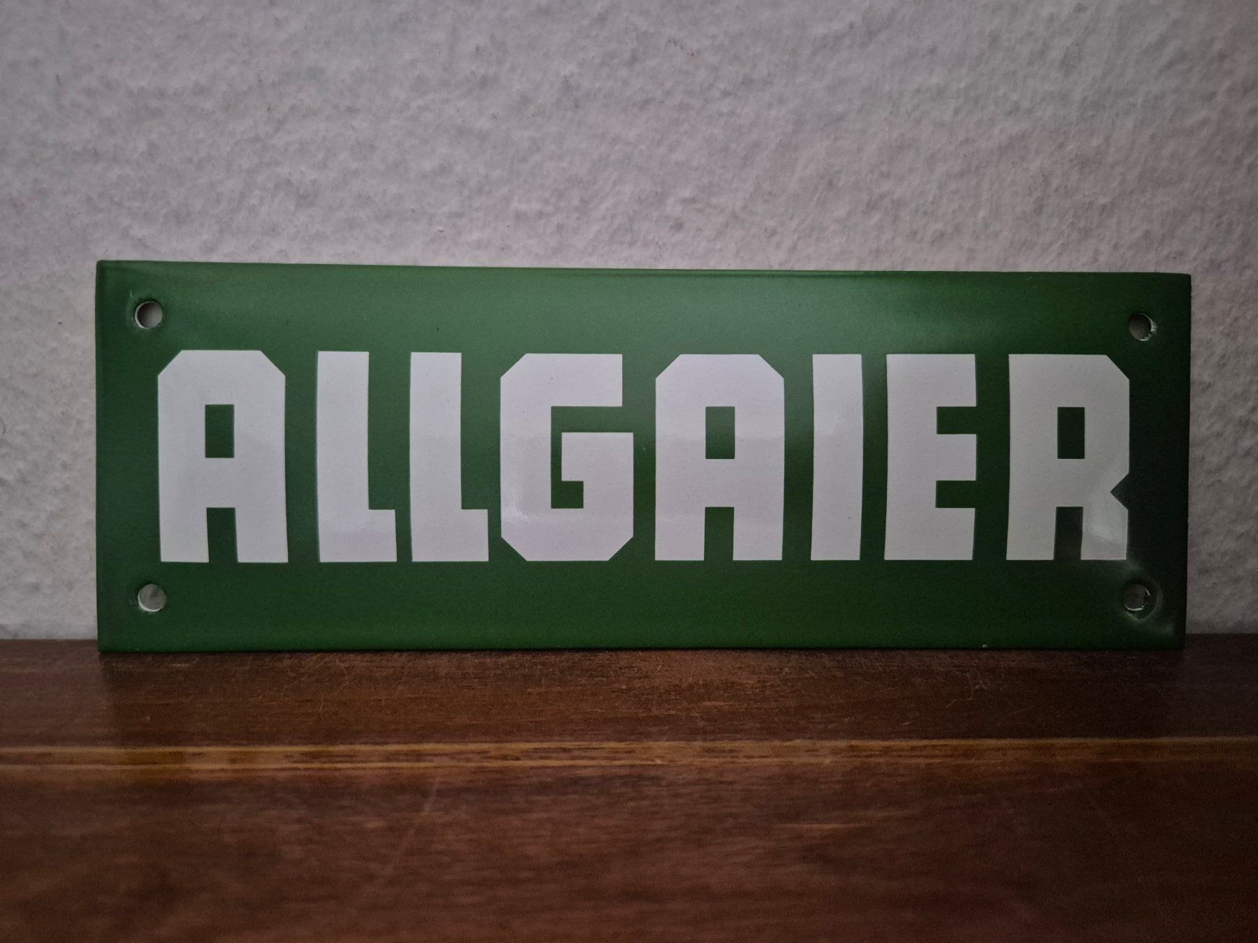 Insegne: Emailschild Allgaier Traktor Schlepper Garage Emaille Schild – Nuovo (secondo la descrizione) da Schaffhausen venduto da pfanis09