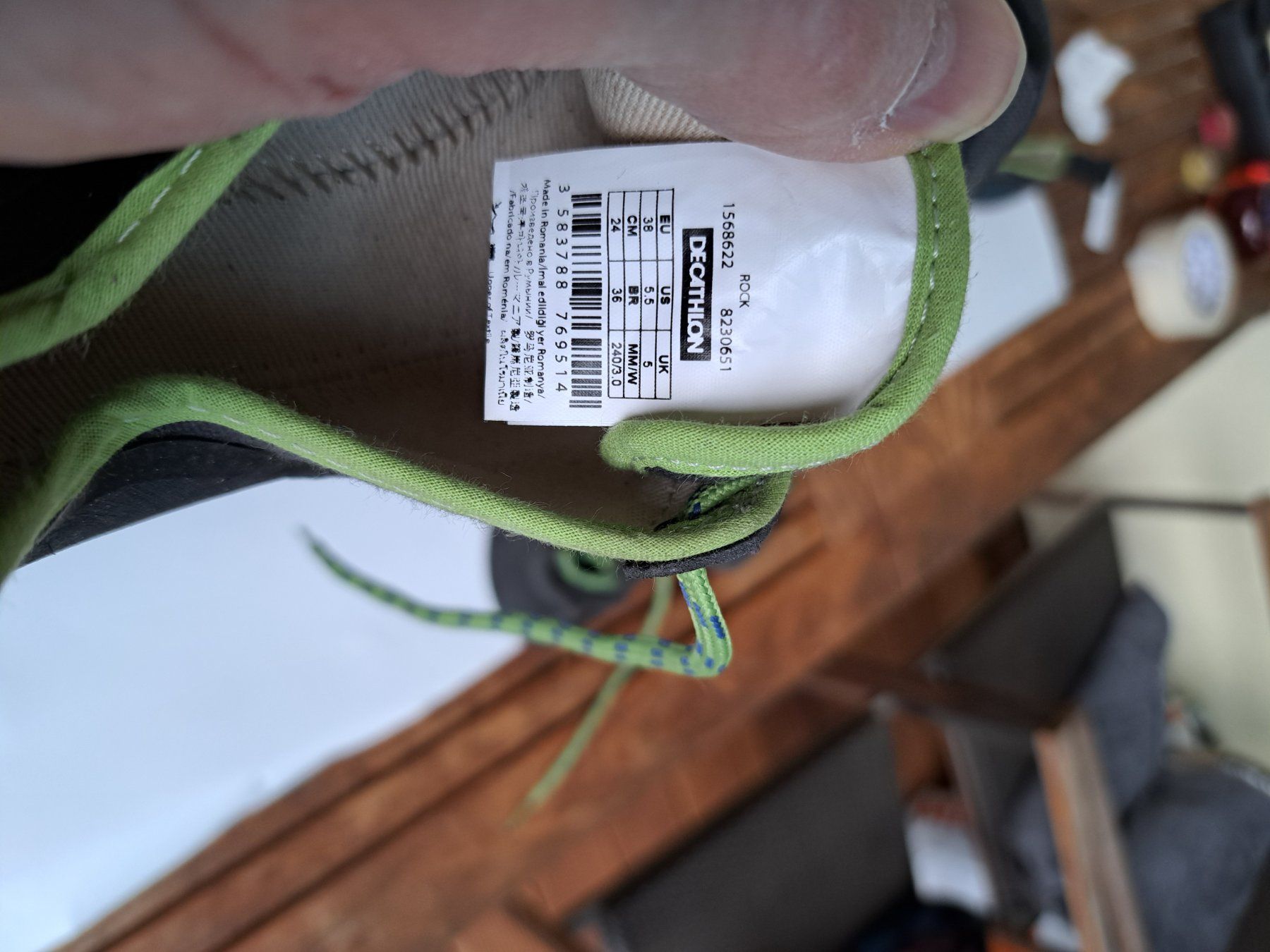 Decathlon Scarpe da uomo: Chaussure de grimpe / Kletterschuhe 38 – Usato da Dachsen venduto da nomis68 2