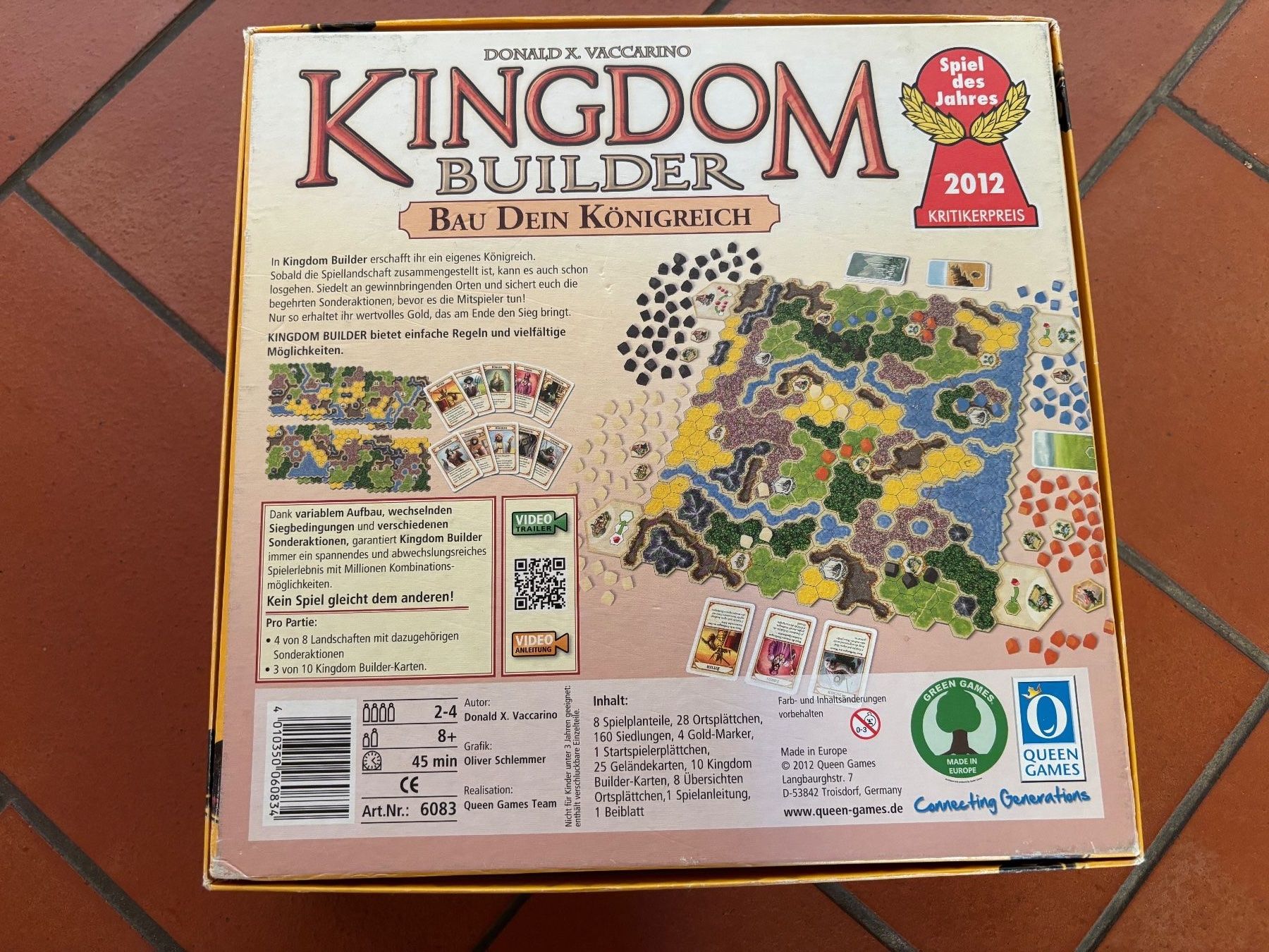 Spiele: Kingdom Builder - Spiel des Jahres 2012 – Gebraucht aus Beromünster von Uelibard 1