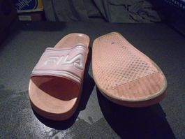 Badelatschen Grösse 40, Fila, rosa