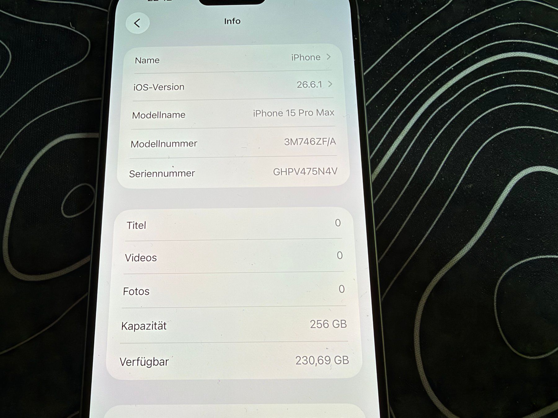 Apple Telefoni cellulari / Smartphones: Iphone 15 Pro Max 256Gb#128 – Usato da Au SG venduto da bah_6f5w 5