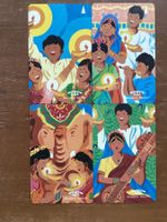 4 Telefonkarten Singapur Deepavali 1992