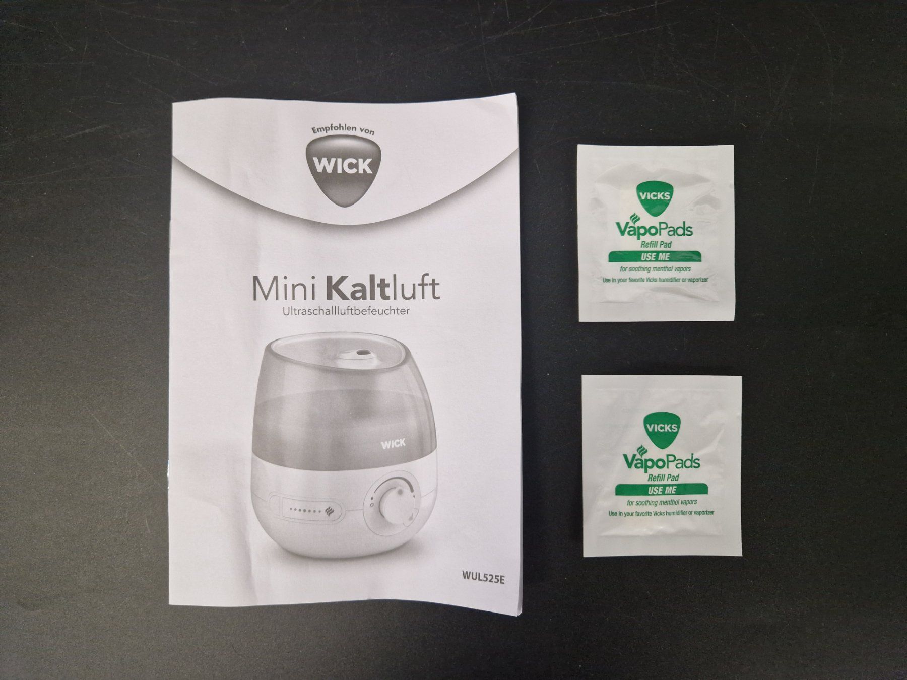 Vicks Umidificatori d'aria: WICK Mini Kaltluft Ultraschall-Luftbefeuchter – Nuovo e nell'imballaggio originale da Muhen venduto da Restwert_Muhen 5