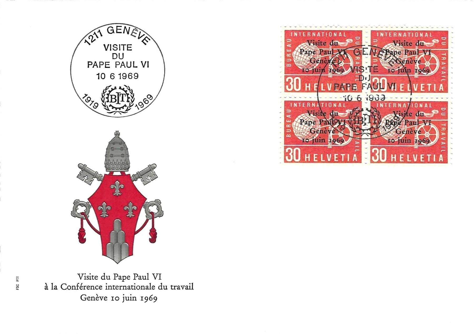 Tutti i francobolli: FDC Viererblock 1969 – Usato da Koblenz venduto da Markenhimmel
