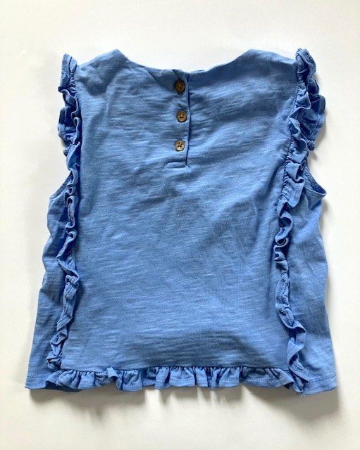 C&A Camicette, T-shirt & Top: Blaues C&A Sommertop, Gr. 140 – Usato da Biel/Bienne venduto da johanna3494 1
