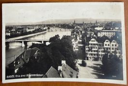Basel - Rheinbrücke  - tram 1927