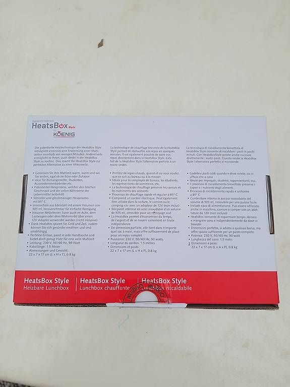 Heatsbox Elettrodomestici da cucina: Heatsbox von König – Nuovo e nell'imballaggio originale da Winterthur venduto da Flirih 1